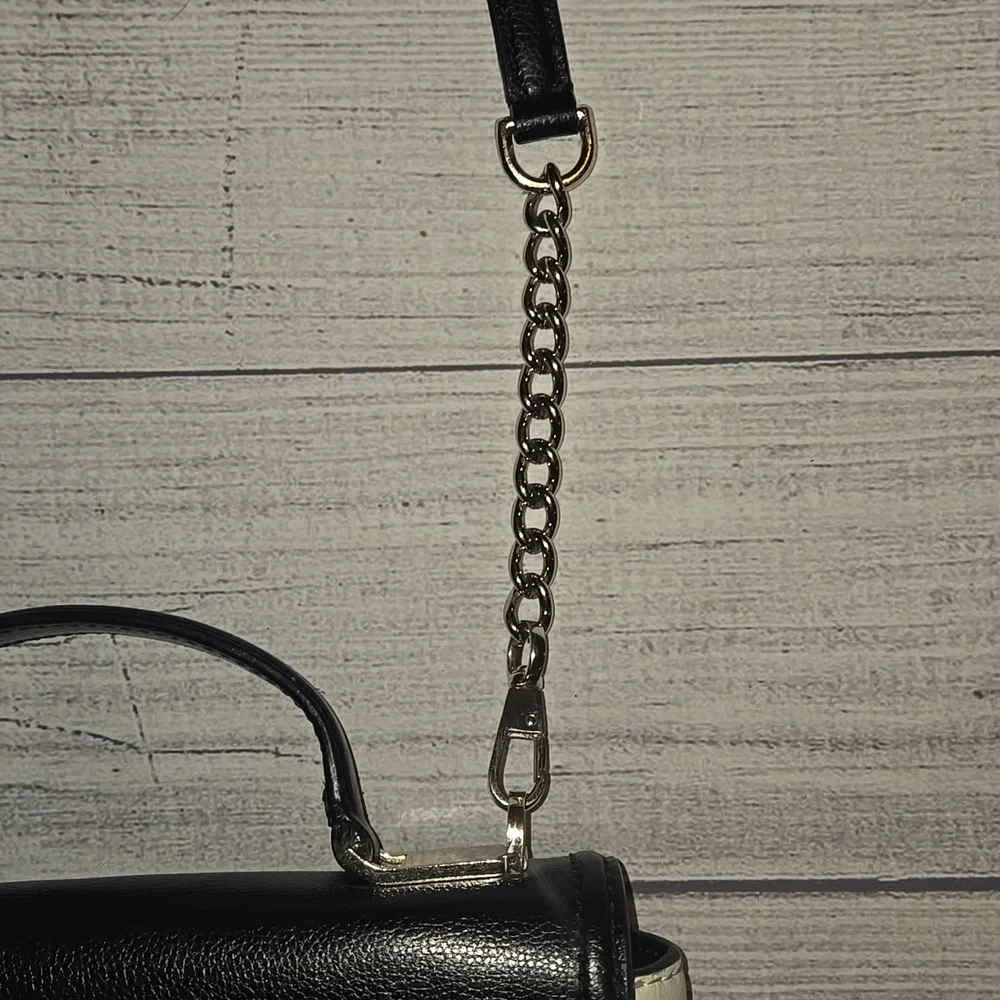 Kate Spade Patterson Drive Medium Maisie Crossbody Bag Black/Ivory